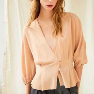 Le Fou Wilfred silk Jazz blouse sz XXS